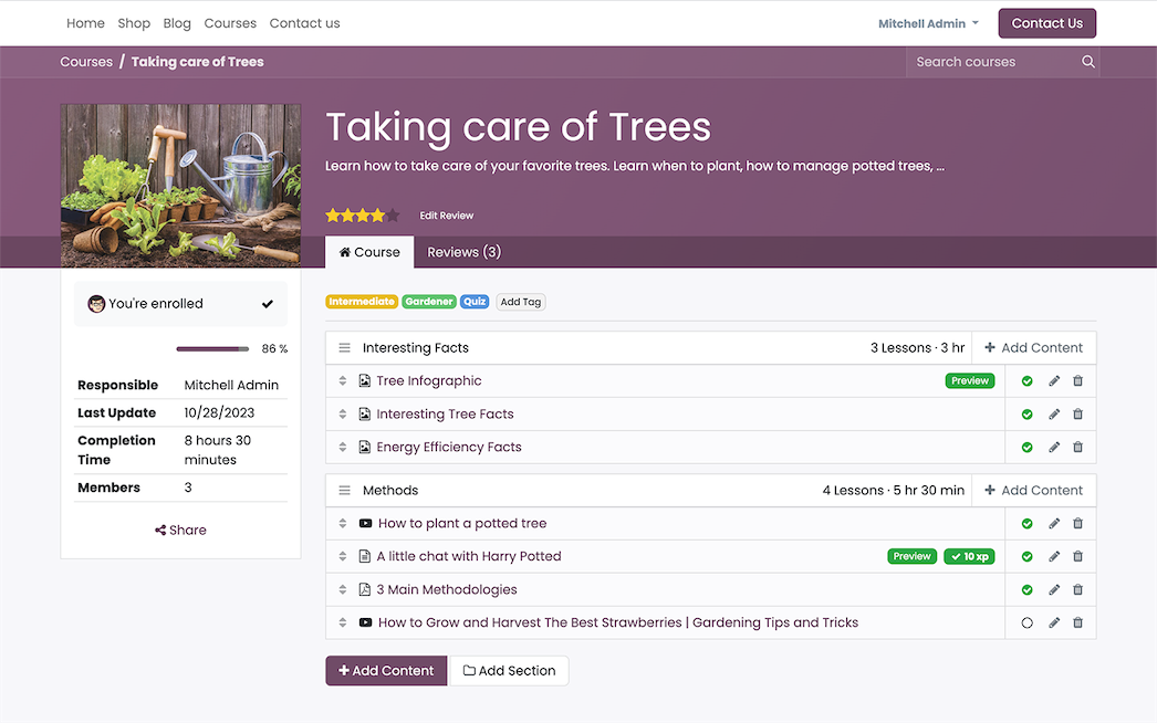 300code eLearning app interface
